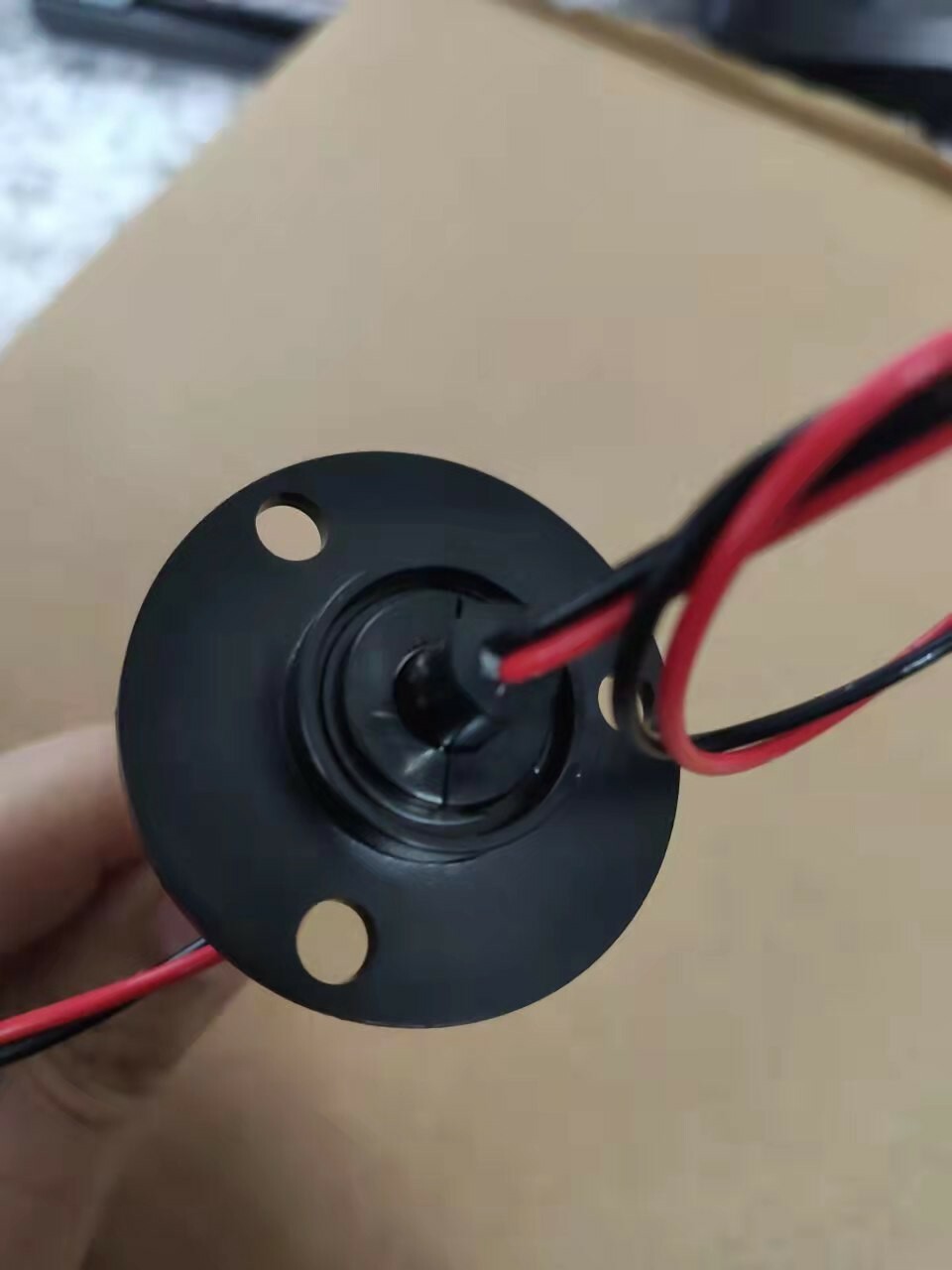 2 Wires 10A OD22mm 500RPM Collector Ring Wind Turbine Slip Ring