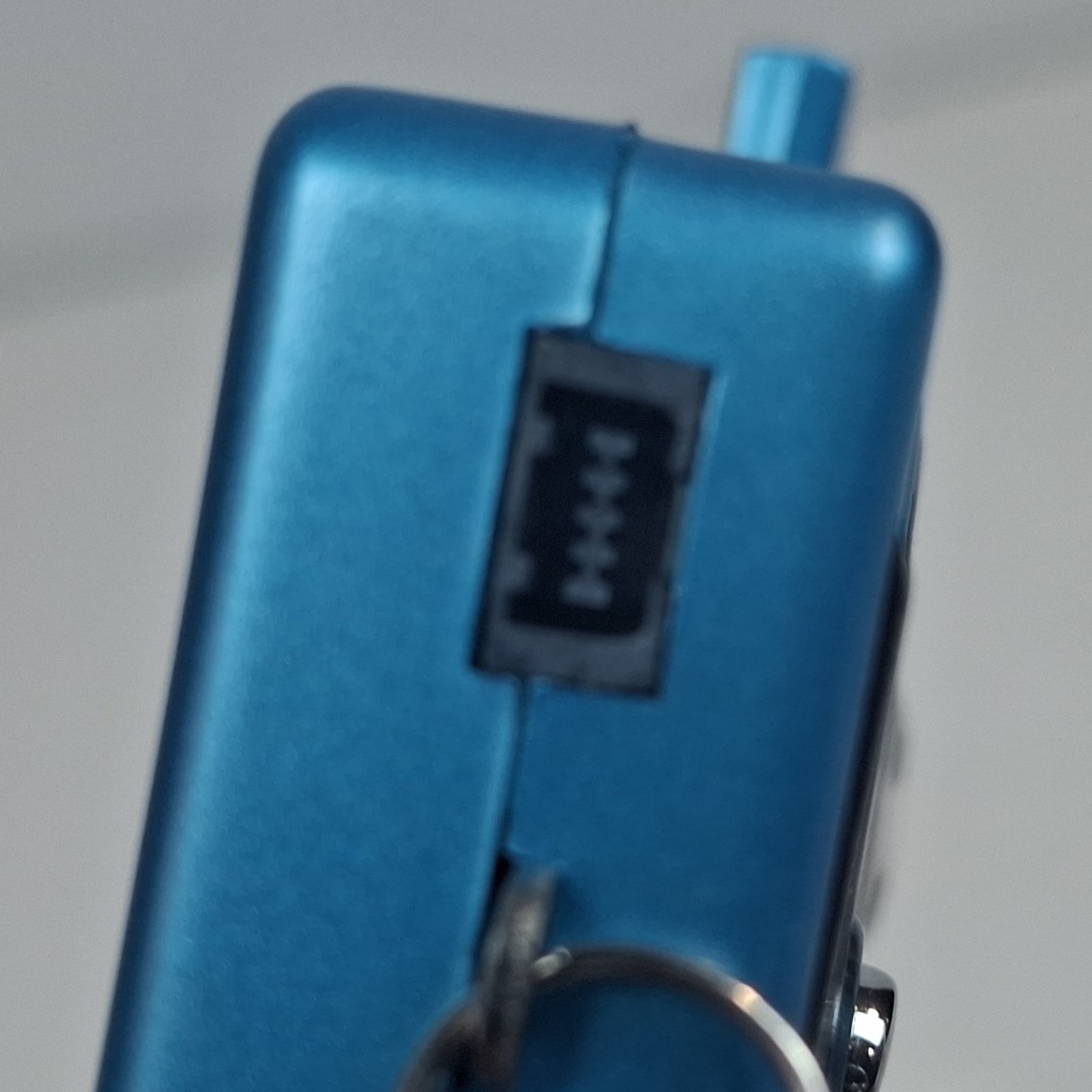 Philips Keychain Digital Camera Blue Pop-up Viewfinder Mini-USB Compact