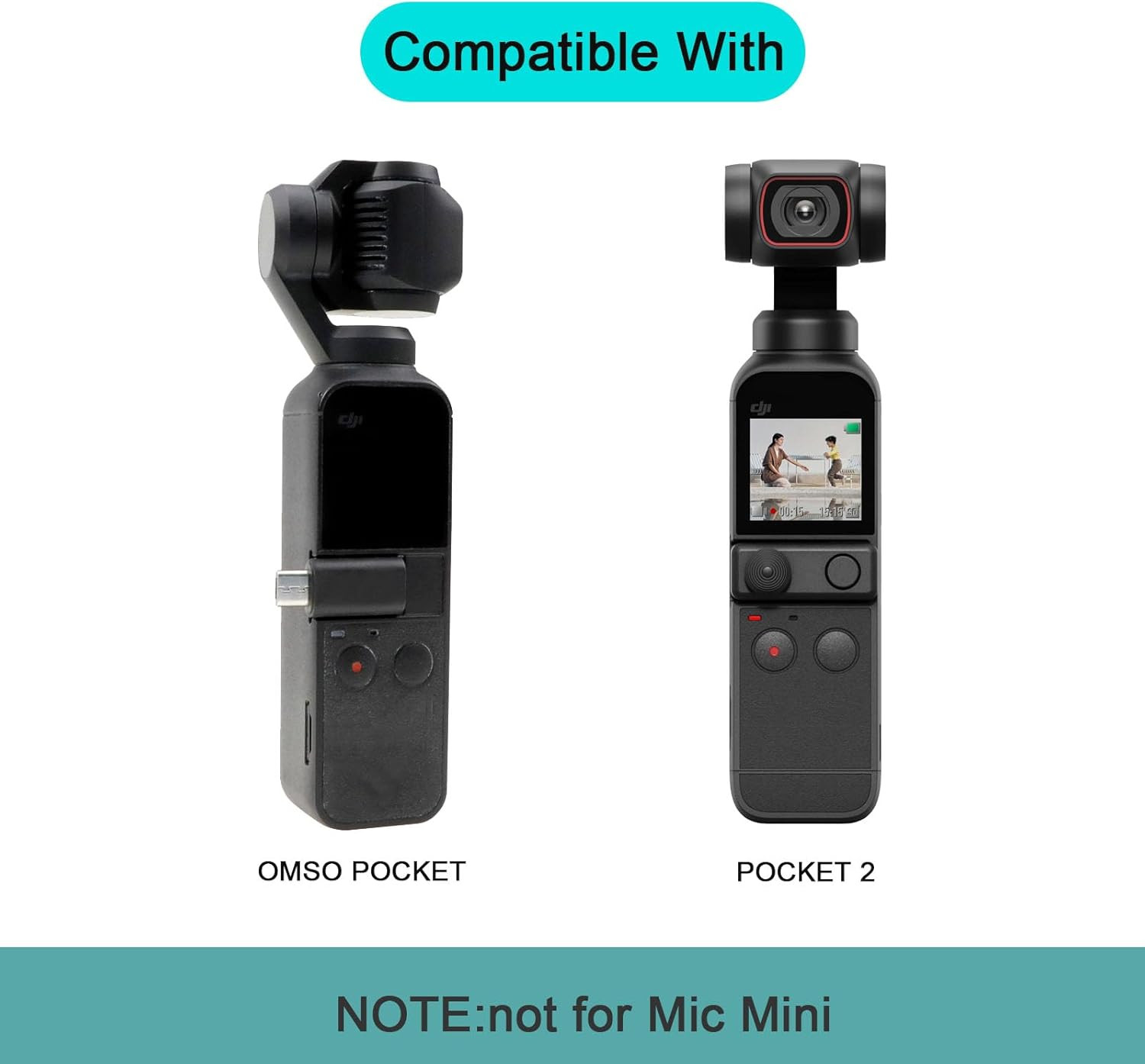 USB-C Smartphone Adapter for DJI Pocket 2/Osmo Pocket Camera, Android Cellphone