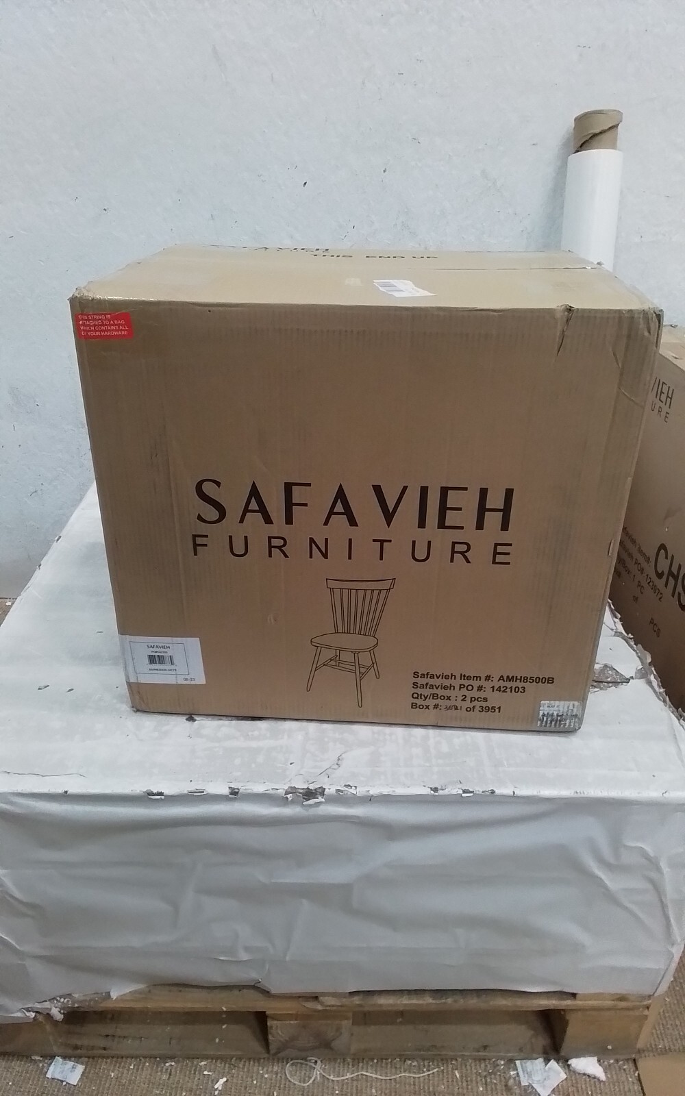 Safavieh PARKER SPINDEL SIDE CHAIR, Reduced Price 2172732463 AMH8500B