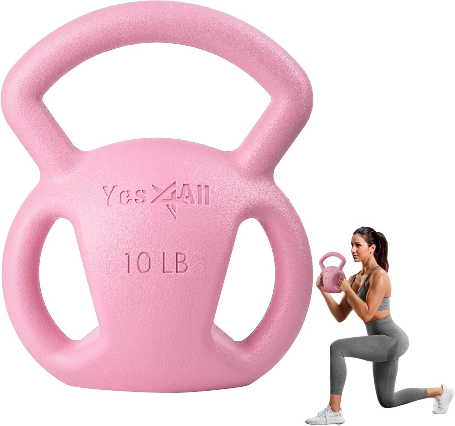 Kettlebell Strength Training Kettlebells Women Wide Multi-grip Textured Handle