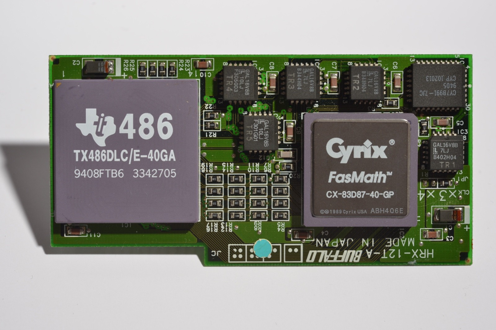 Buffalo HRX-12T-A 286 to 486 Upgrade TX486DLC-40 Cyrix FasMath FPU