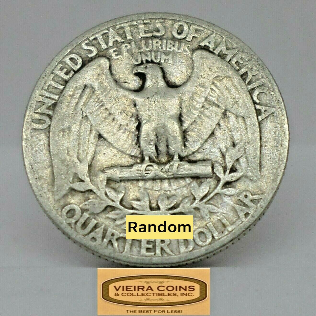 1955 Washington Silver Quarter, Average Circulated 90% Silver - #G11