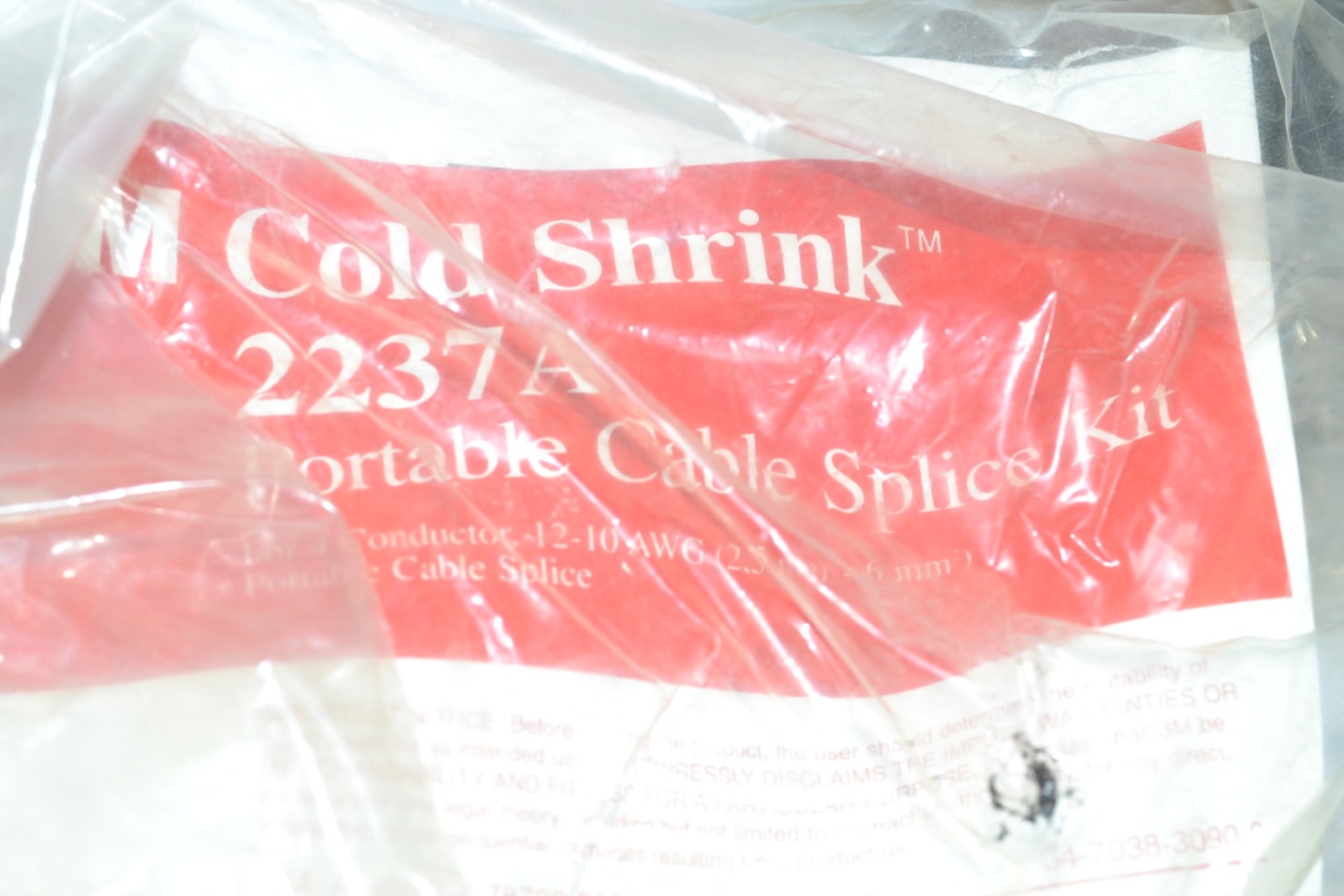 NEW 3M 2237A - PORTABLE CABLE SPLICE KIT