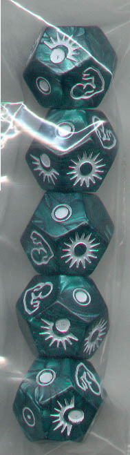 Success /. Skill Dice - Pearl Green - 5 D12