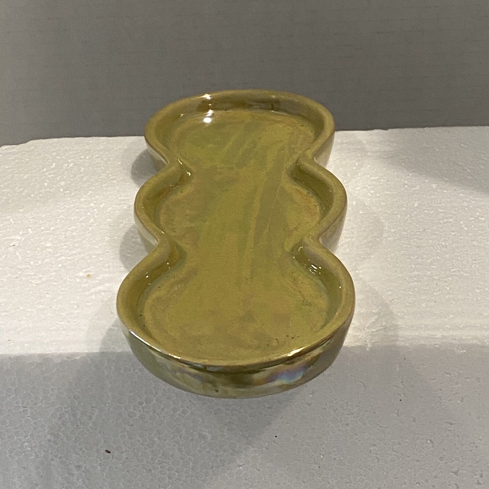 Pier 1 Irridescent Ceramic Planter Set
