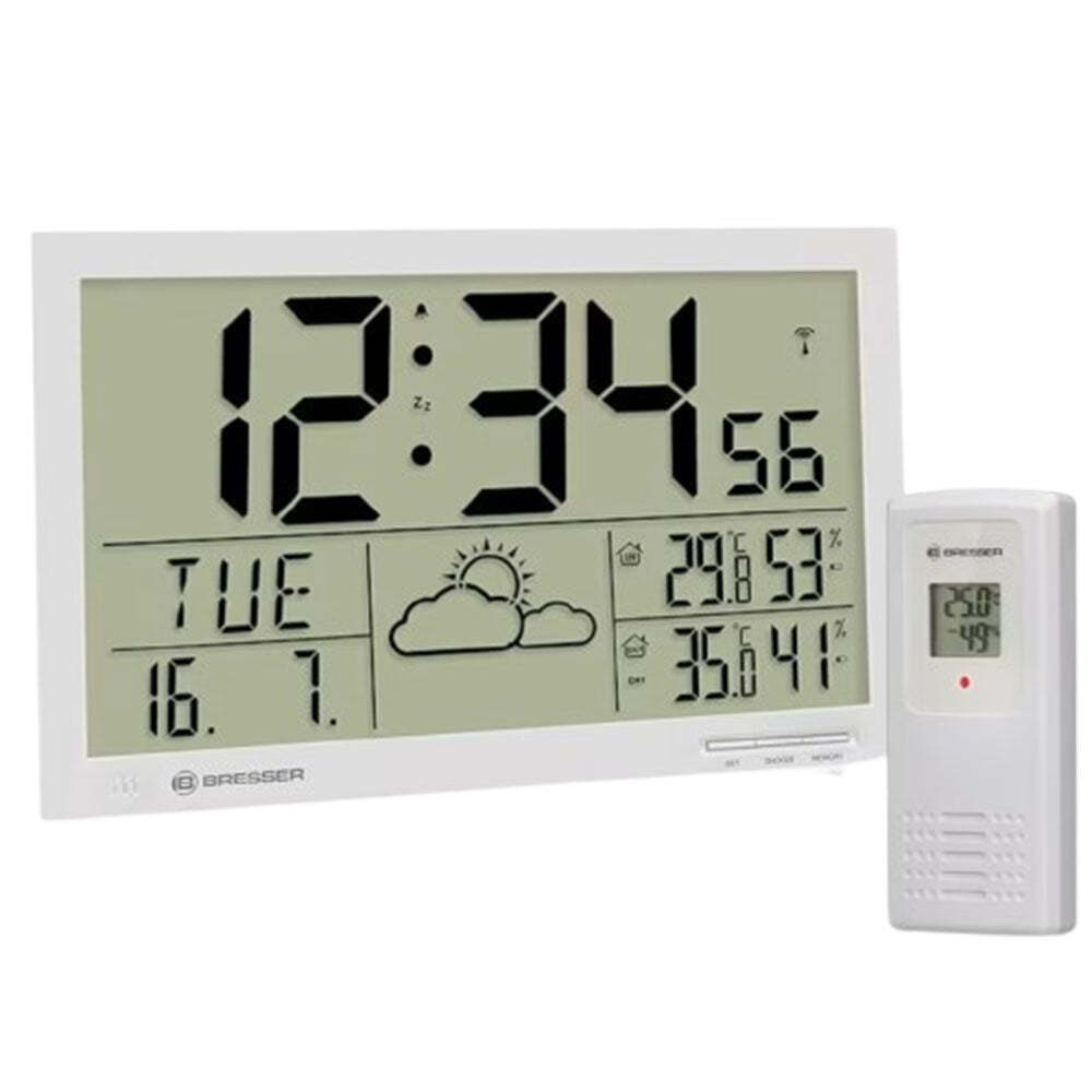Explore Scientific Weather Projection Clock with Outdoor Sensor Technology