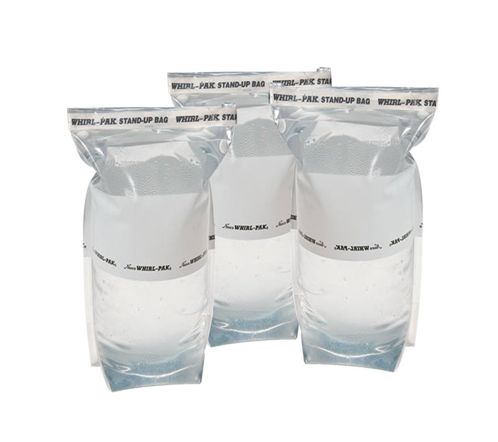 Whirl-Pak Survival Water Bags 1L Stand Up Emergency Camping Outdoors 3 Pack