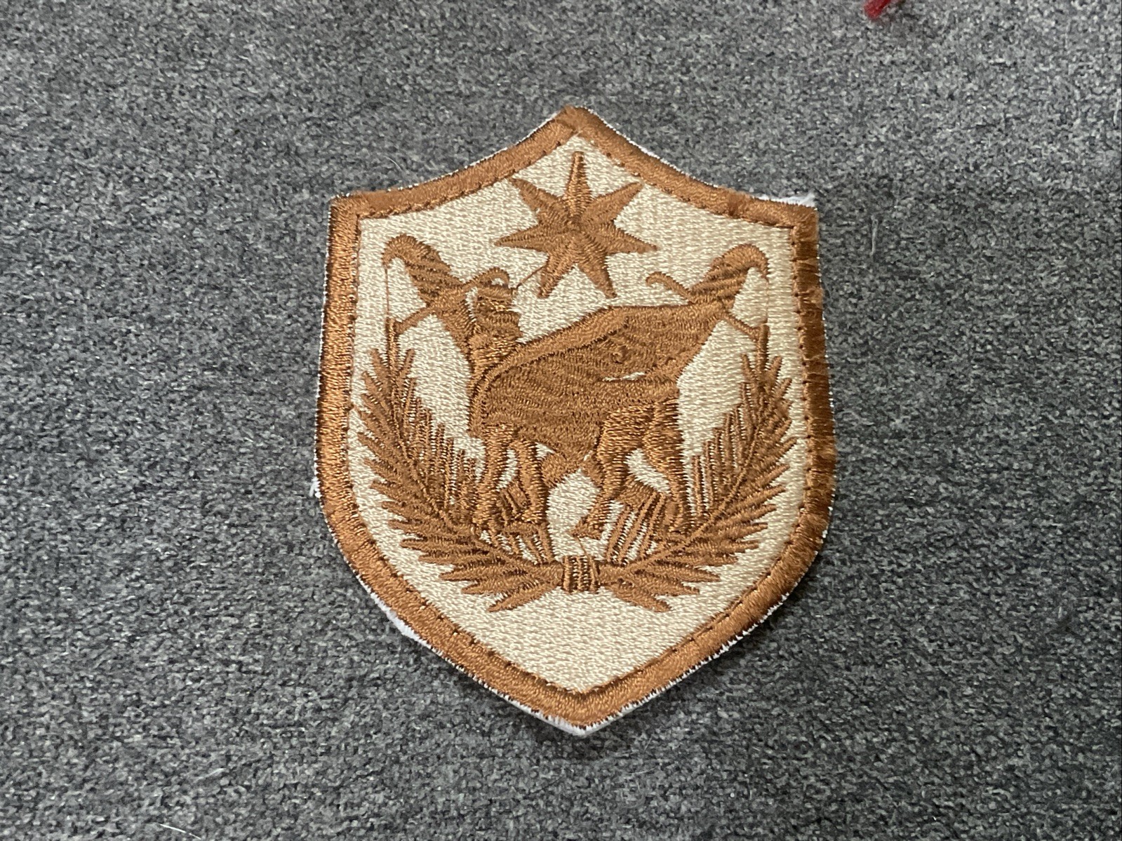 Vintage Centaur Military Patch USAF Brown Star