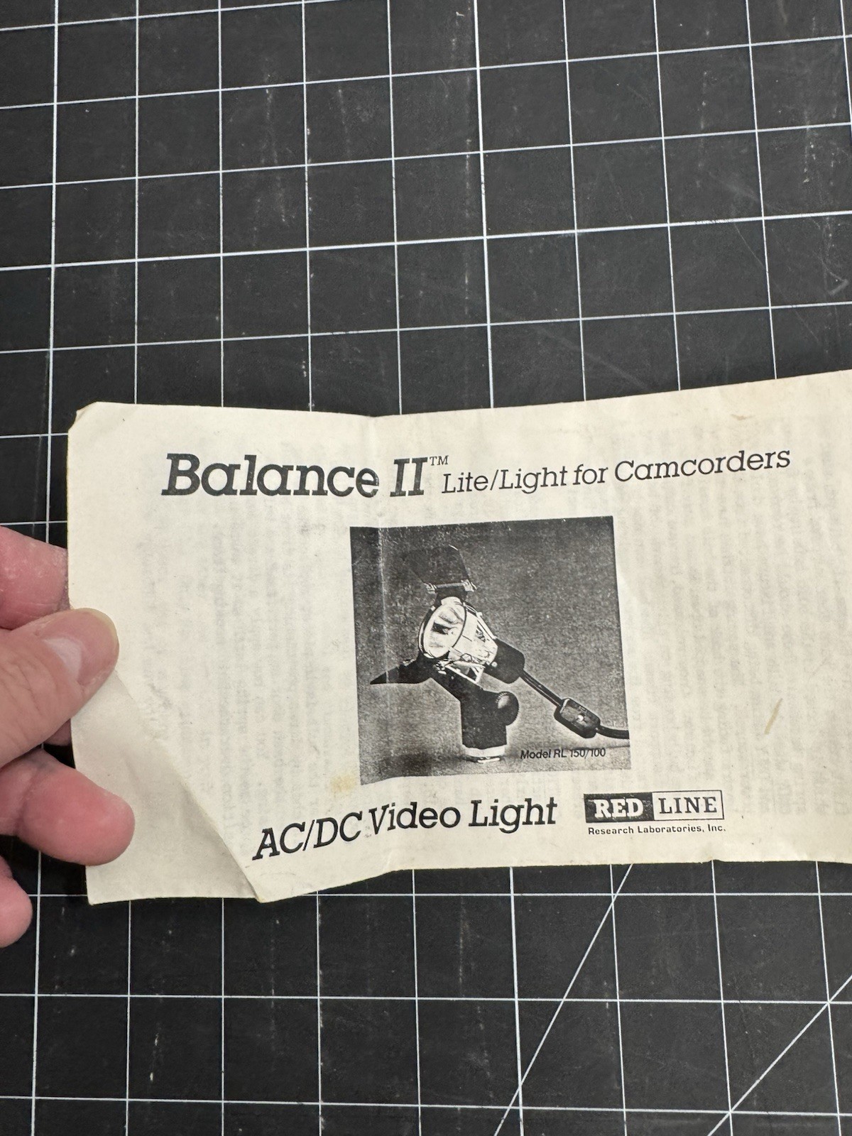 Red Line balance 2 Light For Camcorders / AC/DC Video light