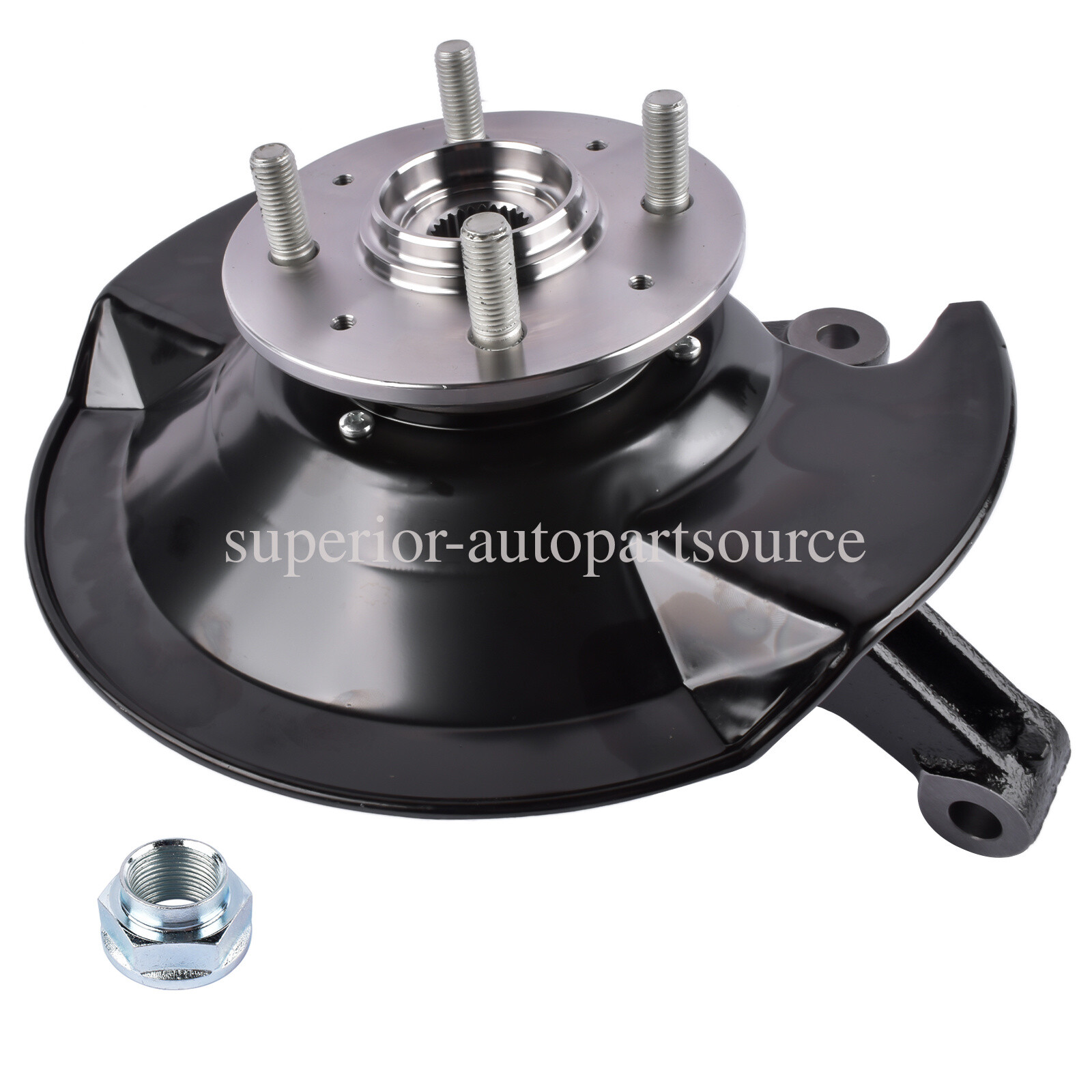Steering Knuckle & Wheel Bearing Hub Front Right for 2001 2002 Honda Civic 1.7L