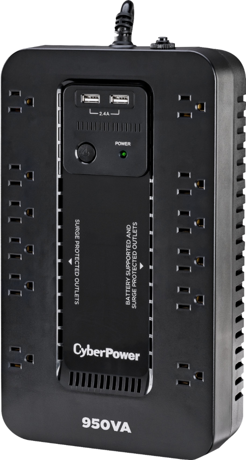 CyberPower - 950VA Battery Back-Up System - Black