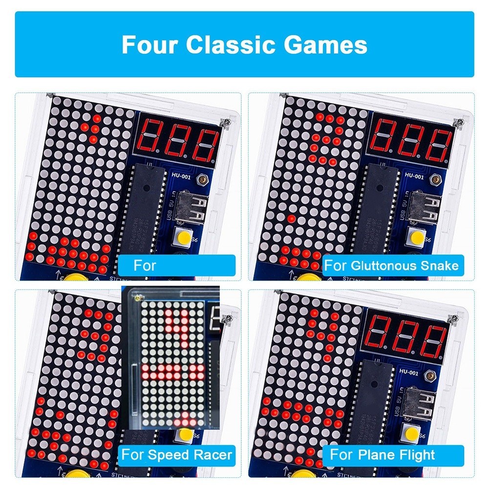Comprehensive For DIY Kit for Assembling a Functional Game Console Unit