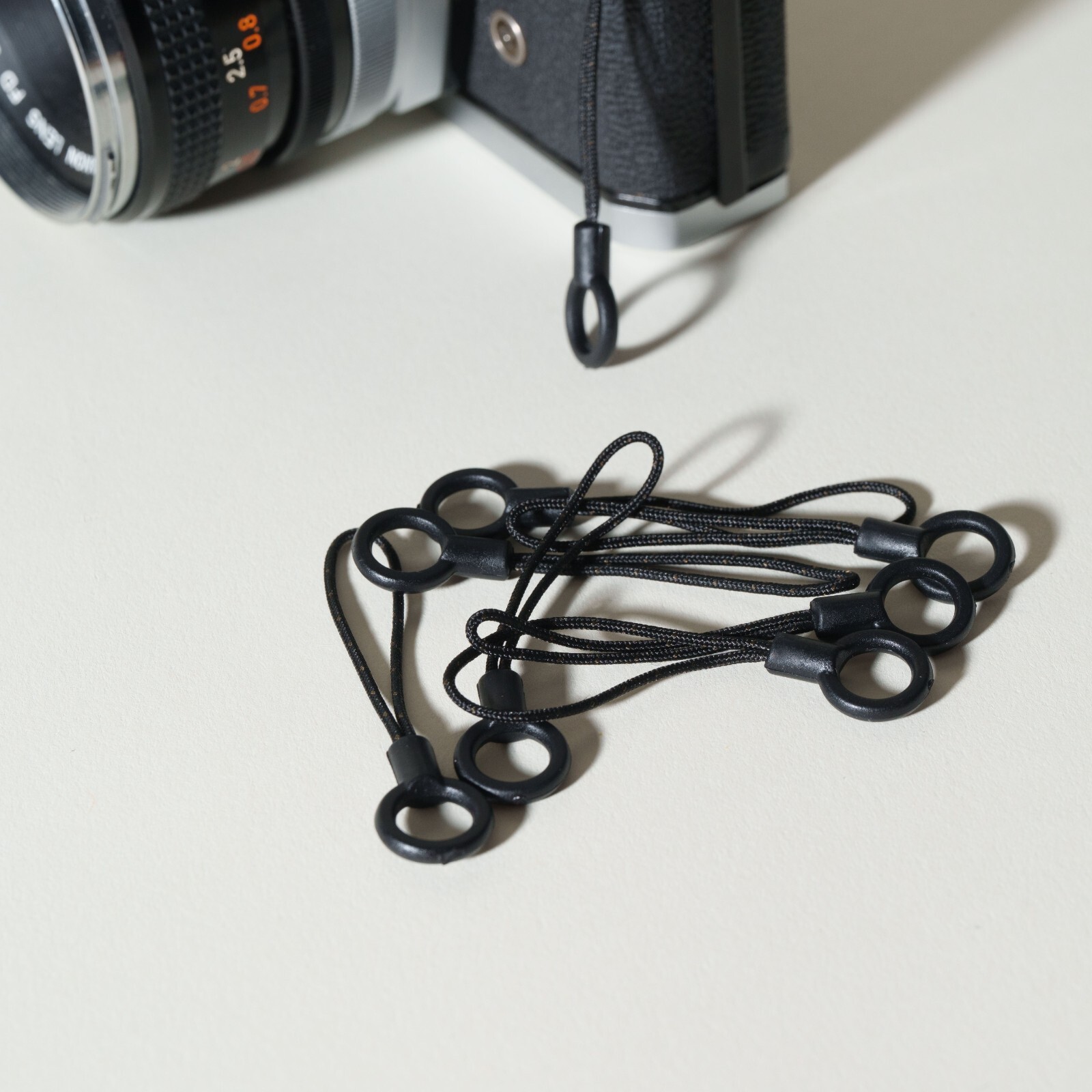 2.5" Black Camera Strap Eyelet Mount Extensions (2x each)