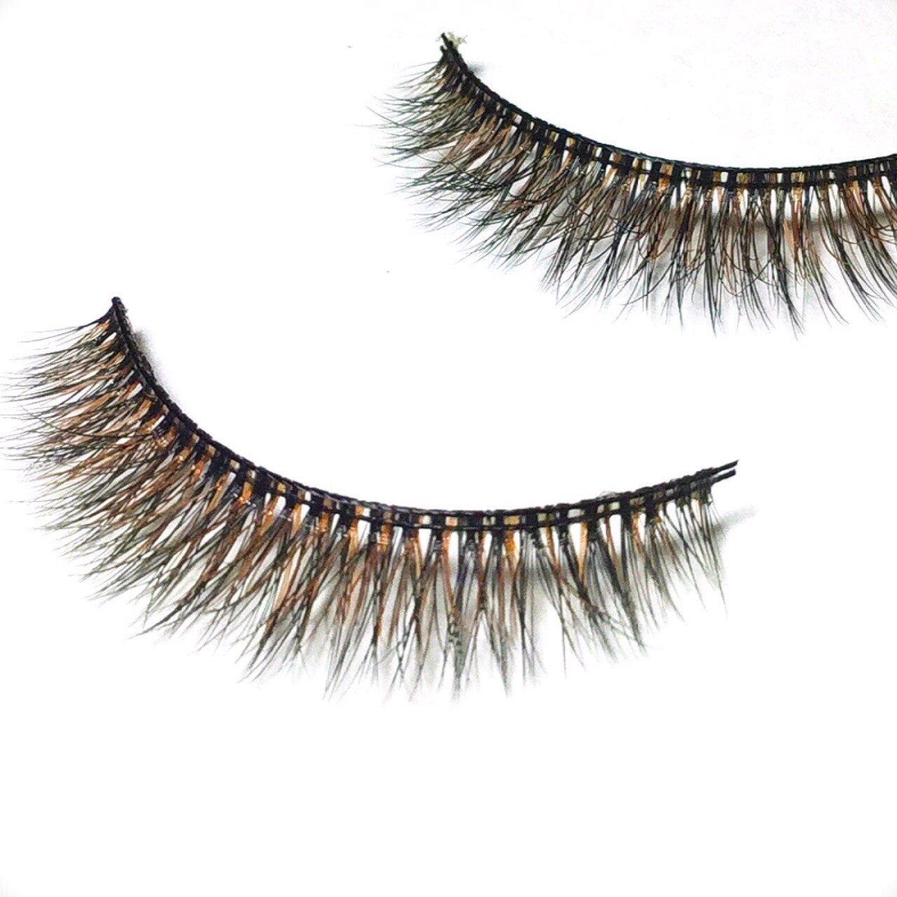 2 Pairs / Intense Brown False Eyelashes / “Hope”