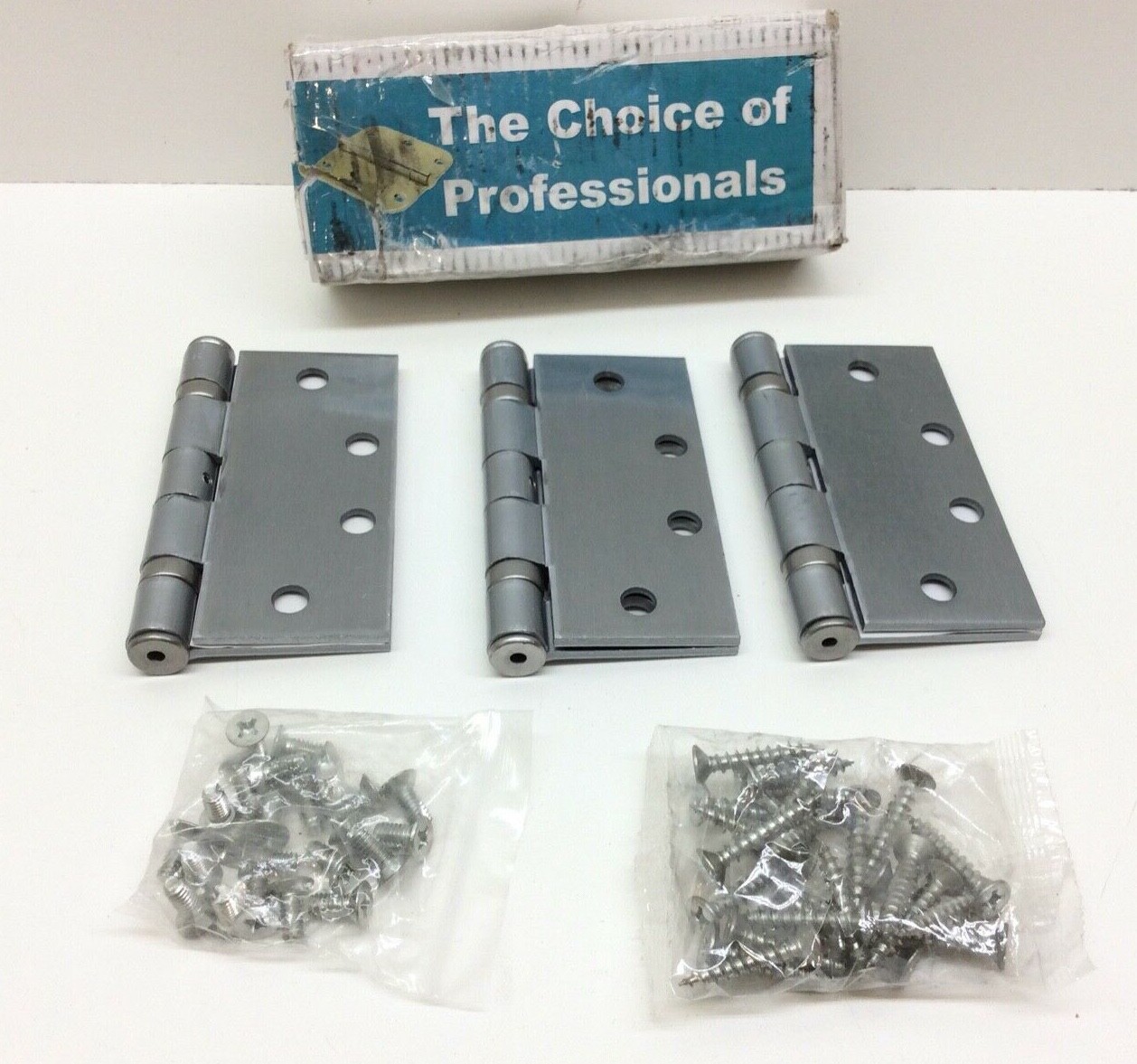 Deltana S45BB26DNRP Square Hinges Ball Bearings 4 1/2" x 4 1/2" 3 Pack