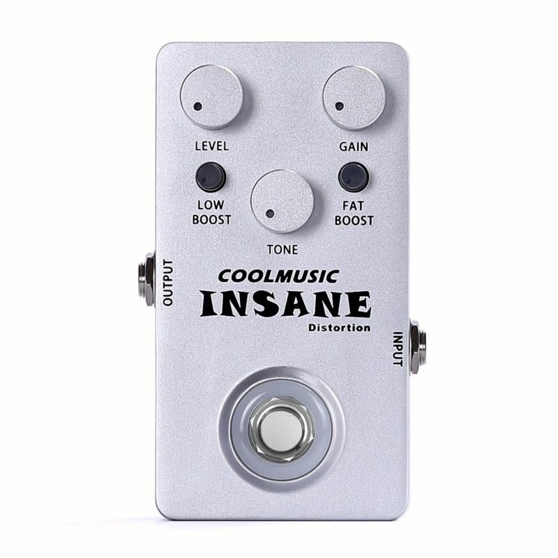 NEW COOL MUSIC INSANE DISTORTION GUITAR EFFECTS PEDAL C-D101 Free Adapter