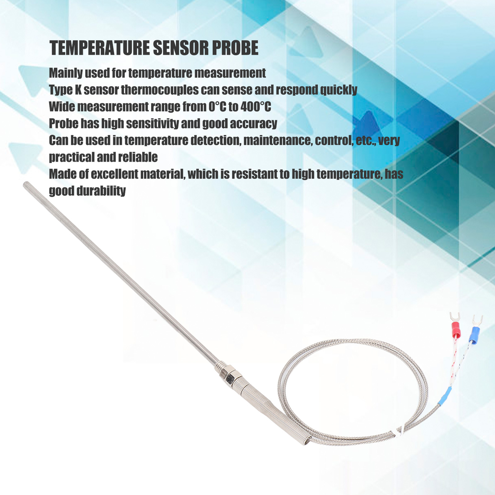 K Type Temperature Sensor K Type Thermocouple M8 Thread For Control