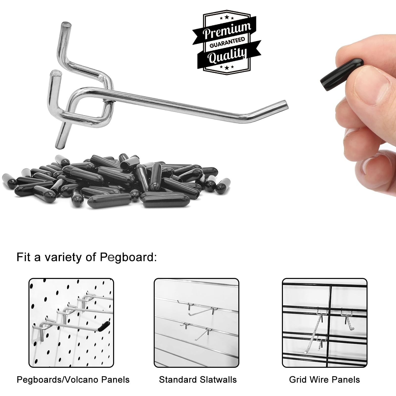 Pegboard Hooks Pegboard Accessories,2 inch,Pegboard Organizer Kit for Garage ...