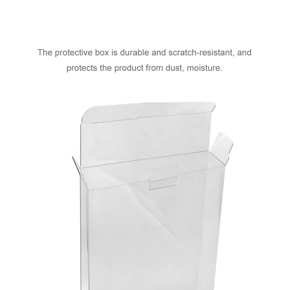 10PCS Clear Box Protector Case for 6in Retro Carded Action Figures Display