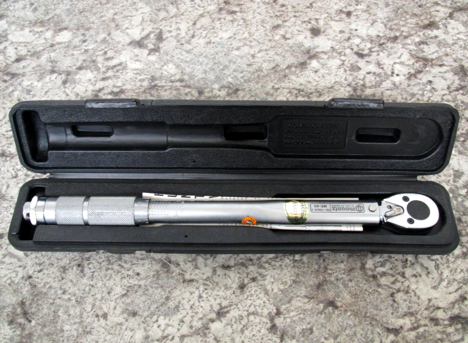 New Mountz Pro-Torque II MK-80 3/8" Drive 5-80 ft-lbs Adjustable Torque Wrench