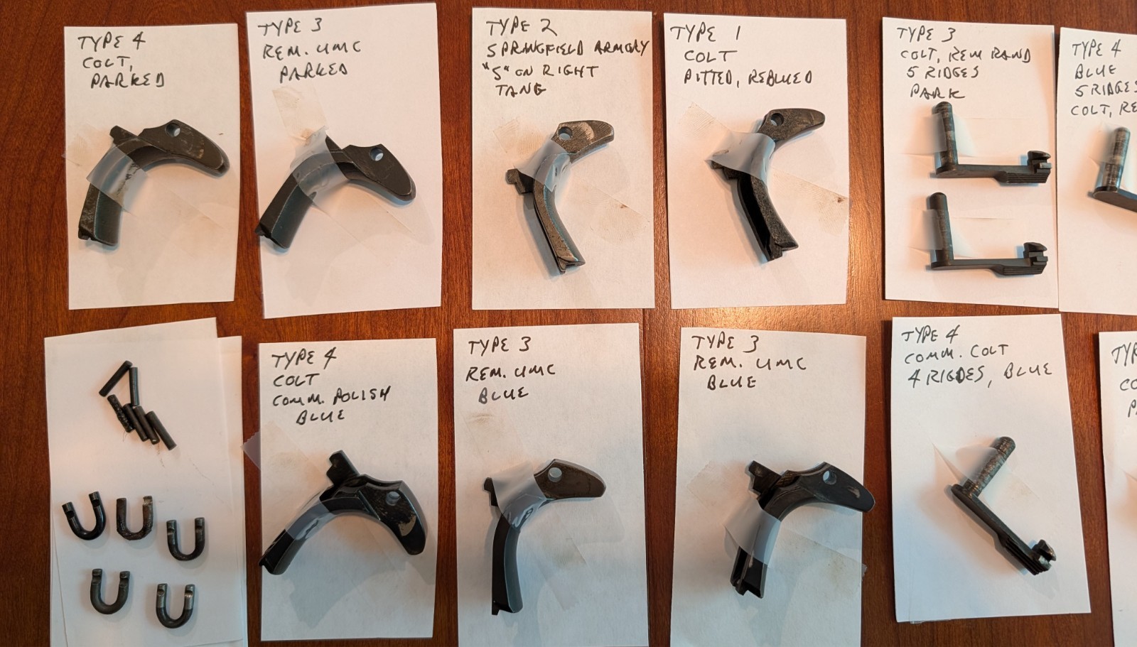 1911 parts, WWI & WWII