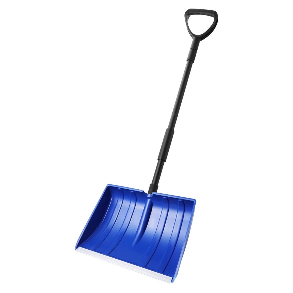 Large Capacity Snow Shovel with Adjustable Handle – 16" Wide Blade