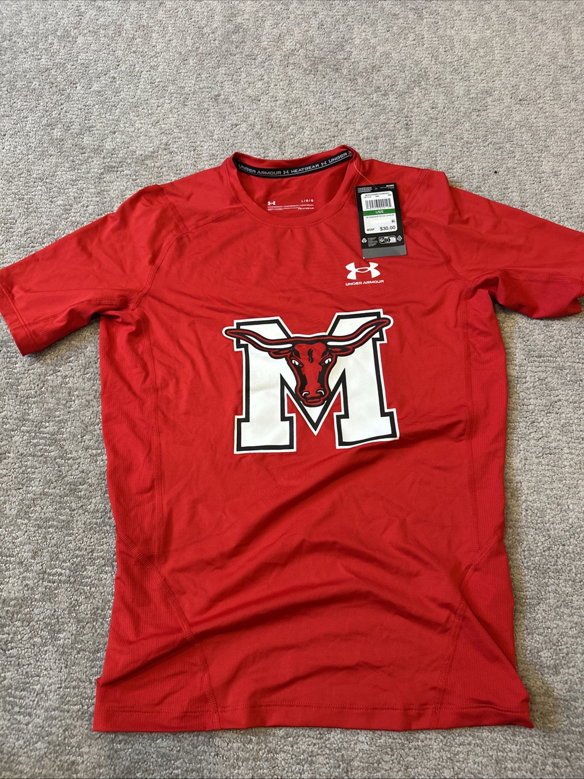 mens under armour compression shirt Medium New With Tags Ultra Tight Fit