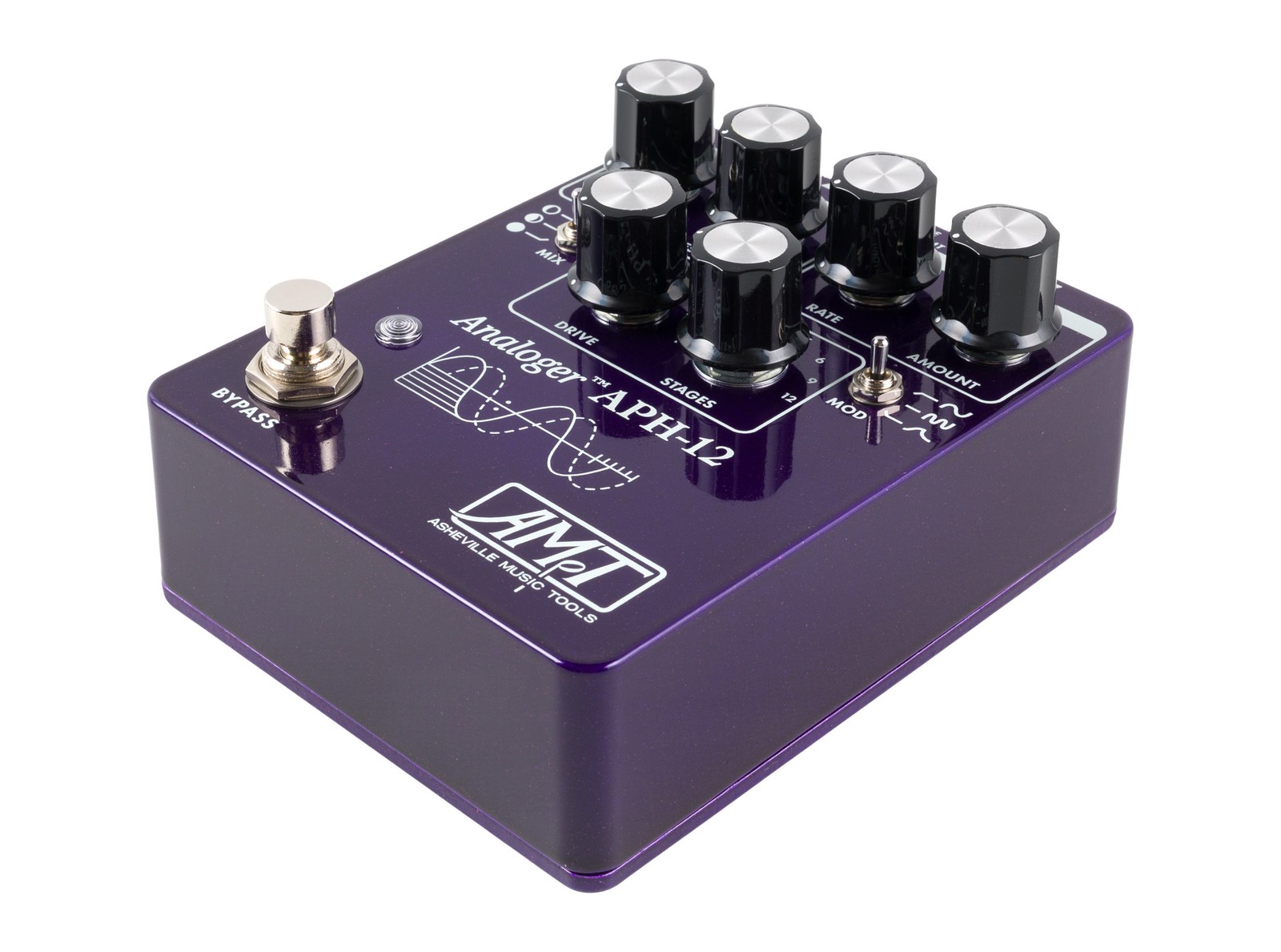 Asheville Music Tools APH-12 12-Stage Phaser Pedal EFFECTS NEW PERFECT CIRCUIT