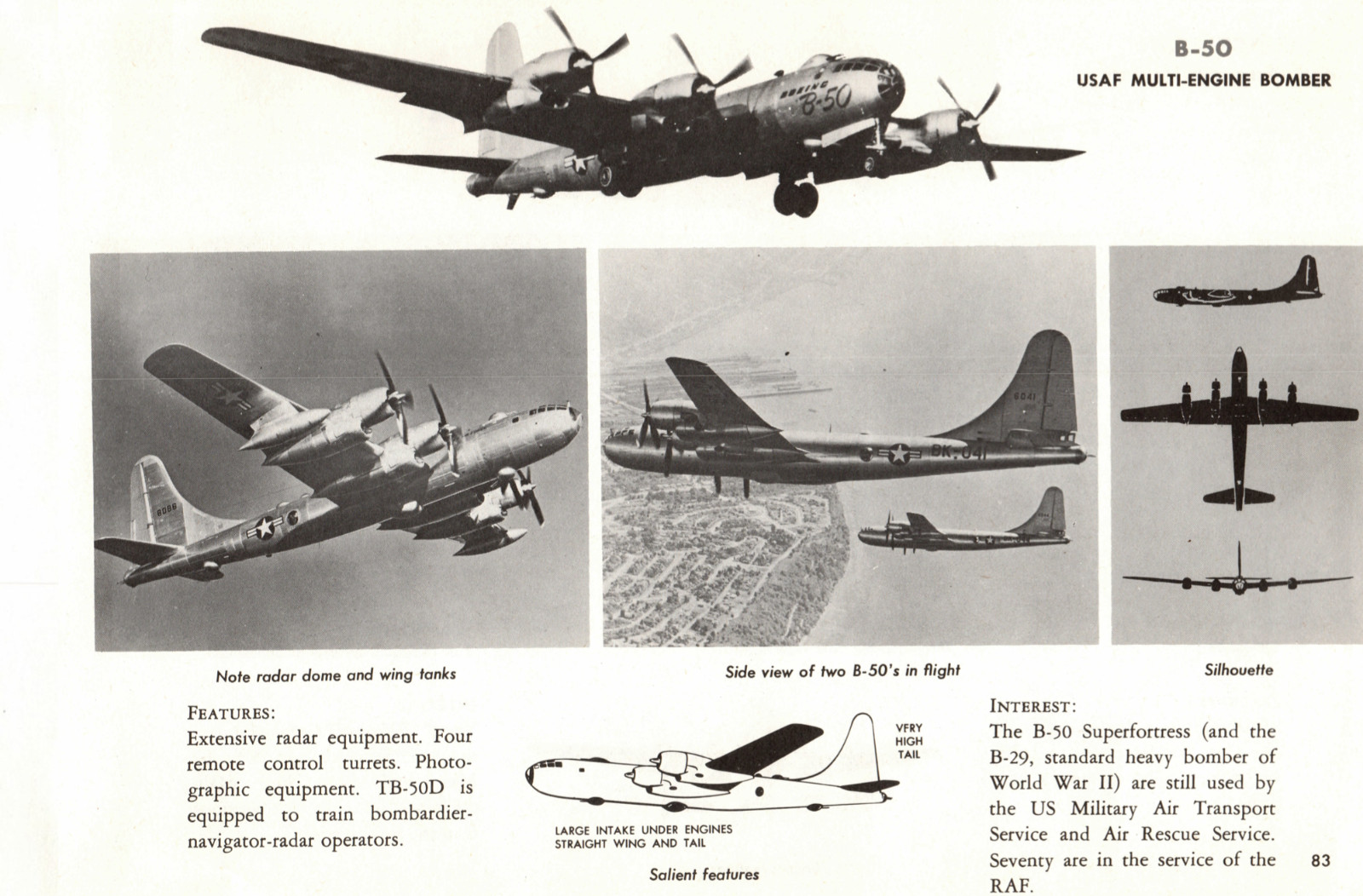 180 p. 1955 AF MANUAL 355-10 AIRCRAFT RECOGNITION FOR GROUND OBSERVER On Data CD