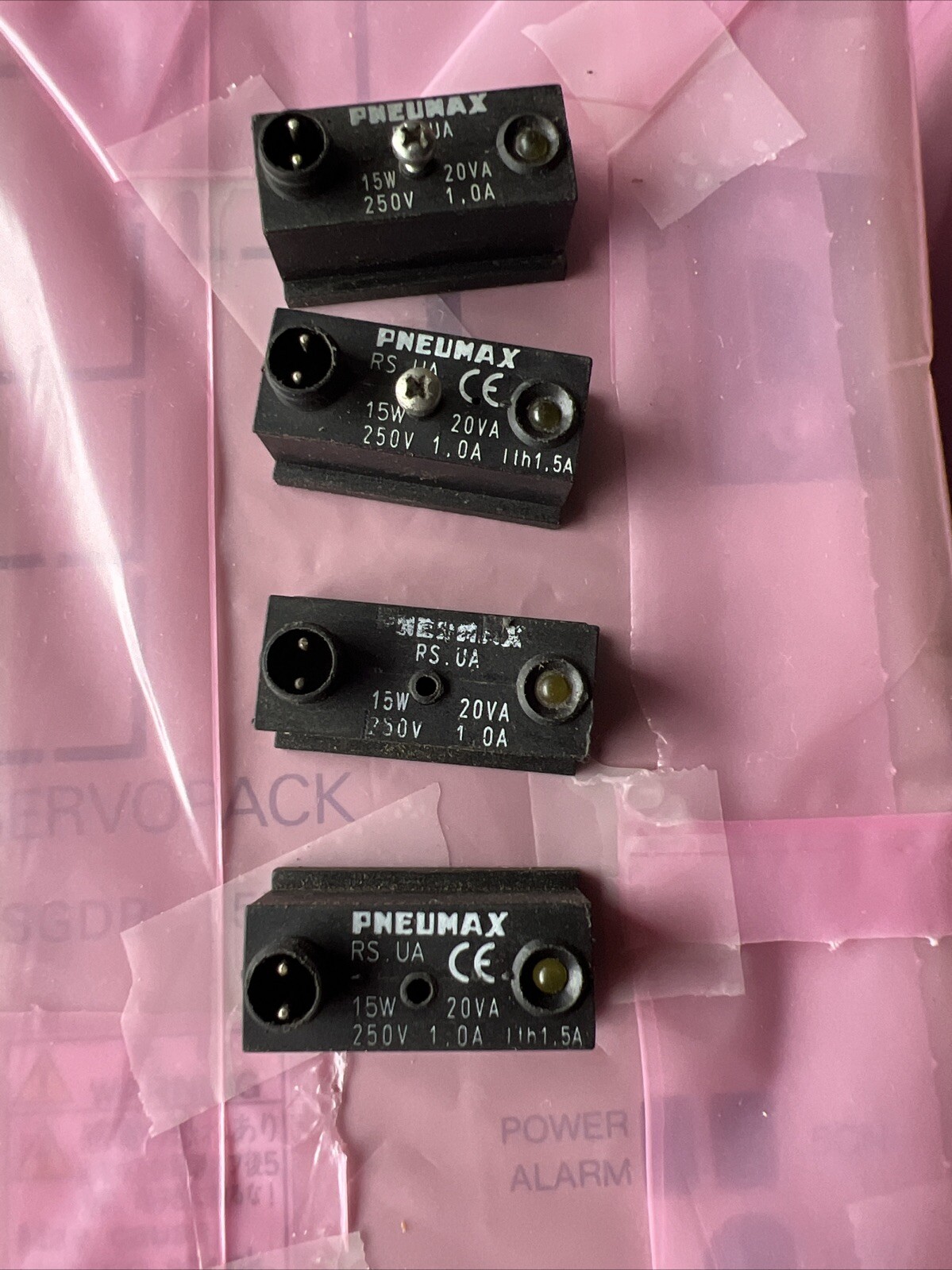 Pneumax RS.UA Magnetic Reed switch with Yellow LED, Cylinder Sensor