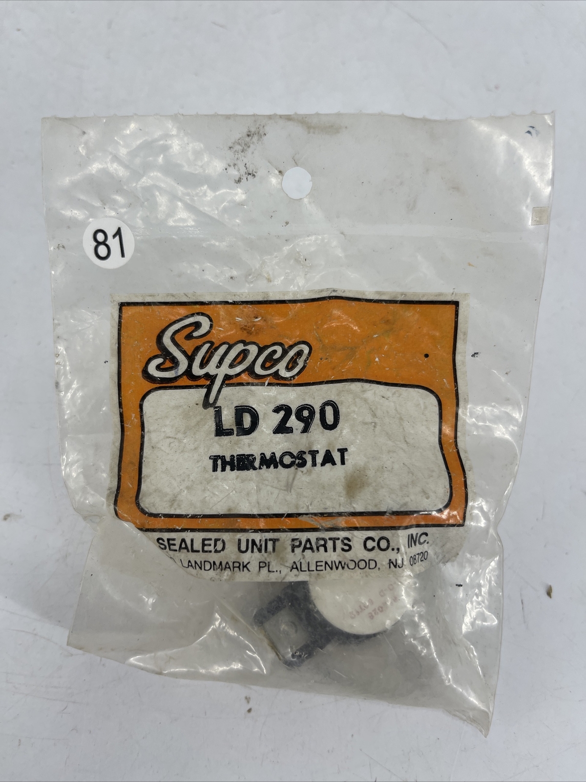NEW OEM Supco LD290 Thermostat