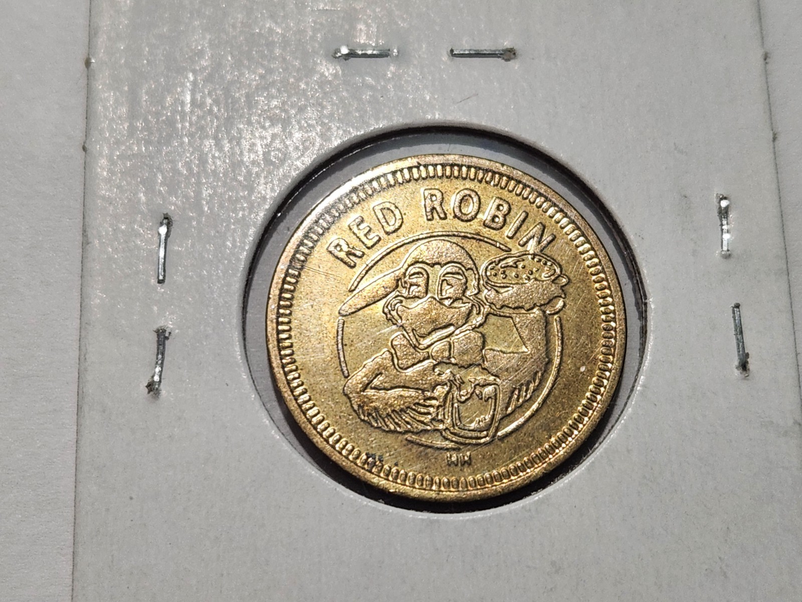 Red Robin Arcade Game Token 0.984"