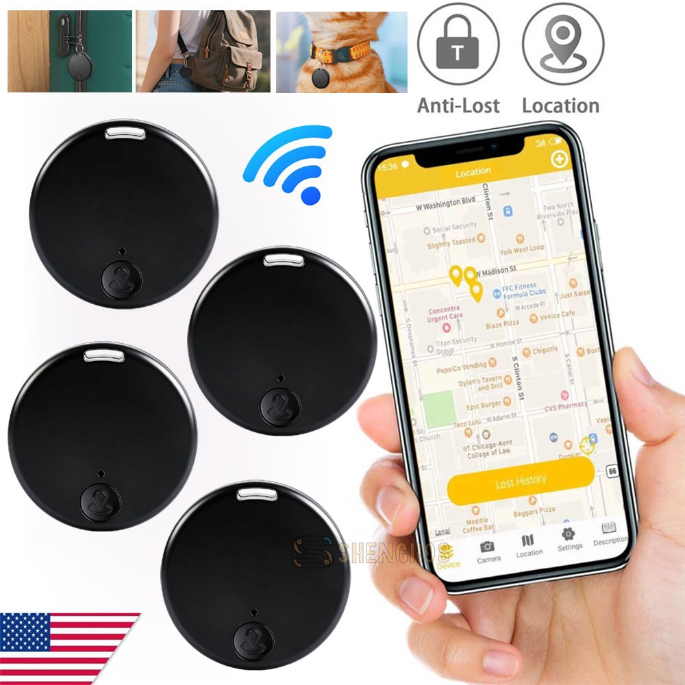 Bluetooth Wireless Anti Lost Tracker Alarm GPS Key Location Finder US