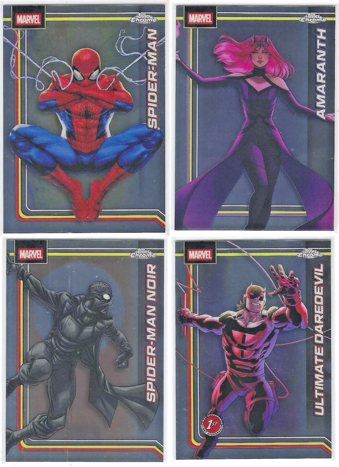 2026 Topps Chrome Marvel Comics Base Pick List (YOU CHOOSE!) with Qty Discounts