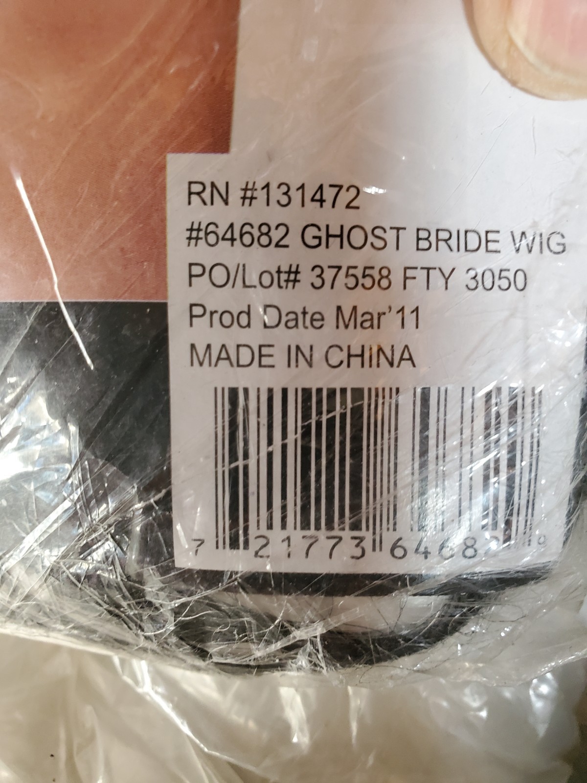 GHOST BRIDE WIG