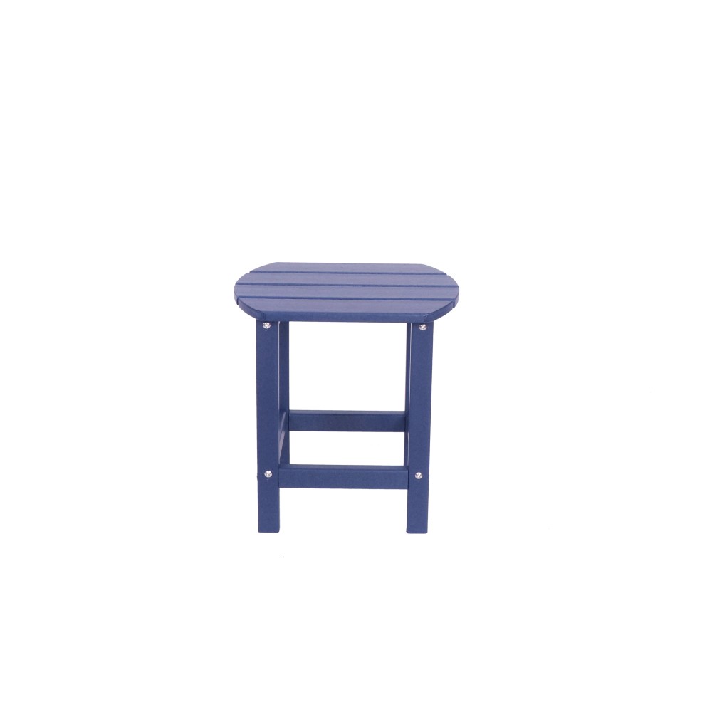Outdoor Indoor Adirondack Side Table,Pool HDPE Small End Table Weather Resistant