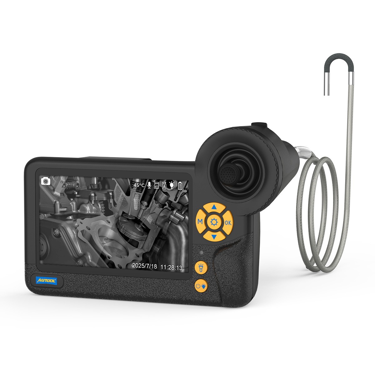 AUTOOL SVB408 Endoscope Camera Articulating Borescope Inspection Camera 3.9mm