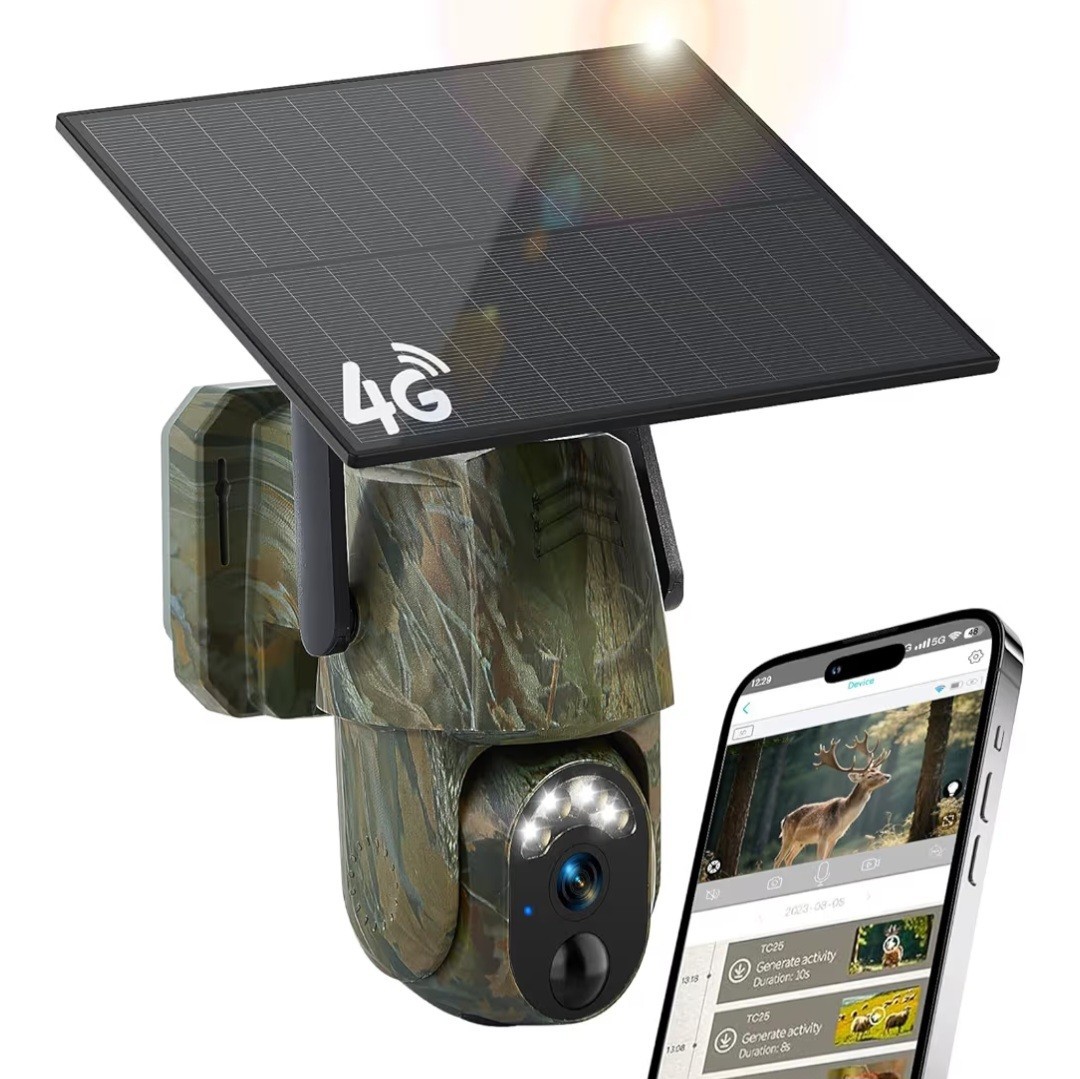 4G LTE Cellular Trail Cameras, Built-in SIM Card No WiFi Needed Trail Cam, 0.2S
