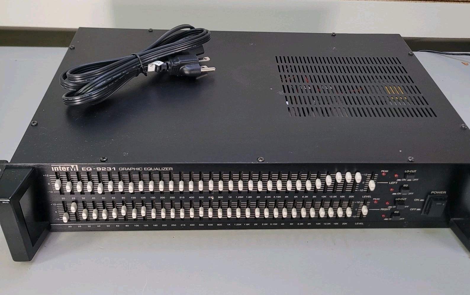 InterM EQ-9231 31 Band Graphic Equalizer  Mastering Tested Working EUC