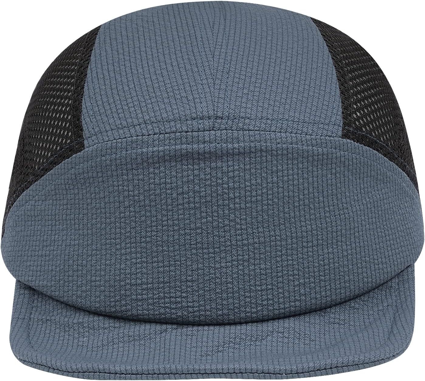 CLAPE Men Quick Dry Baseball Cap 5 Panel Hat Lightweight One Size, Dy13-grey