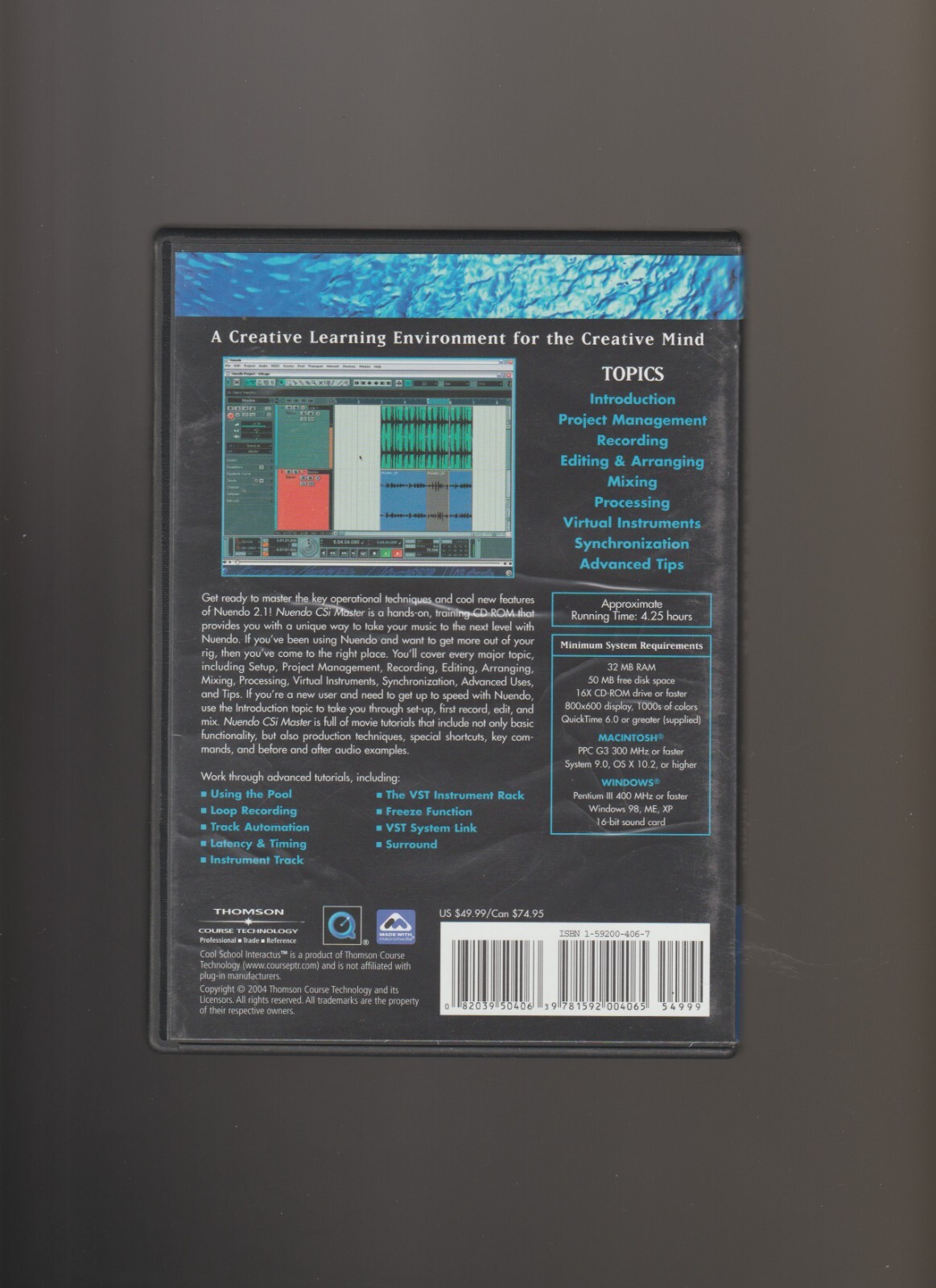 NUENDO CSi MASTER Advanced Digital Audio Training, CD