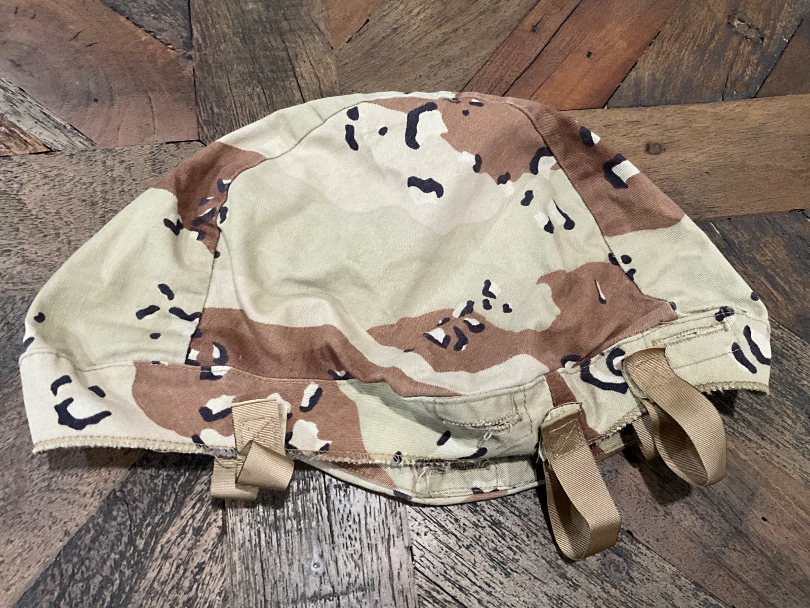 PASGT Helmet Cover Ground Troops Parachutist Med/Large 6 Color Chocolate Chip