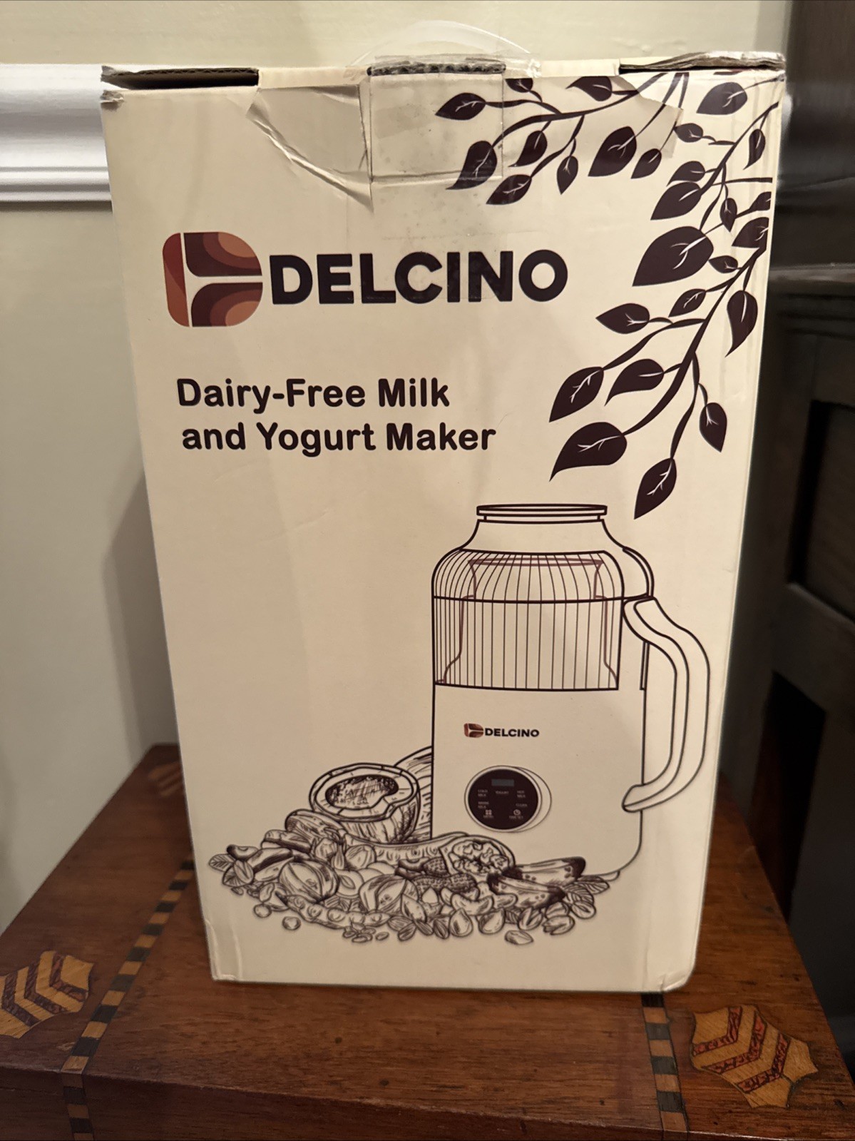 Delcino Dairy Free Nut Milk Maker Machine & Yogurt Maker Machine - 27 Oz