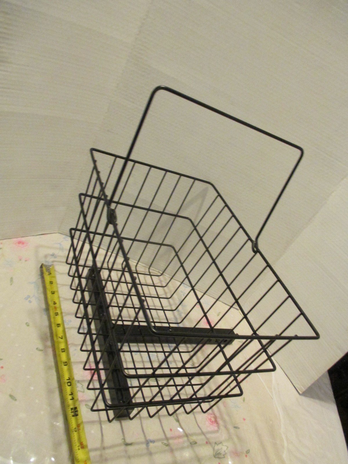 Heavy-Duty Metal Rear Basket for Mobility Scooters - Easy No-Tool Installation