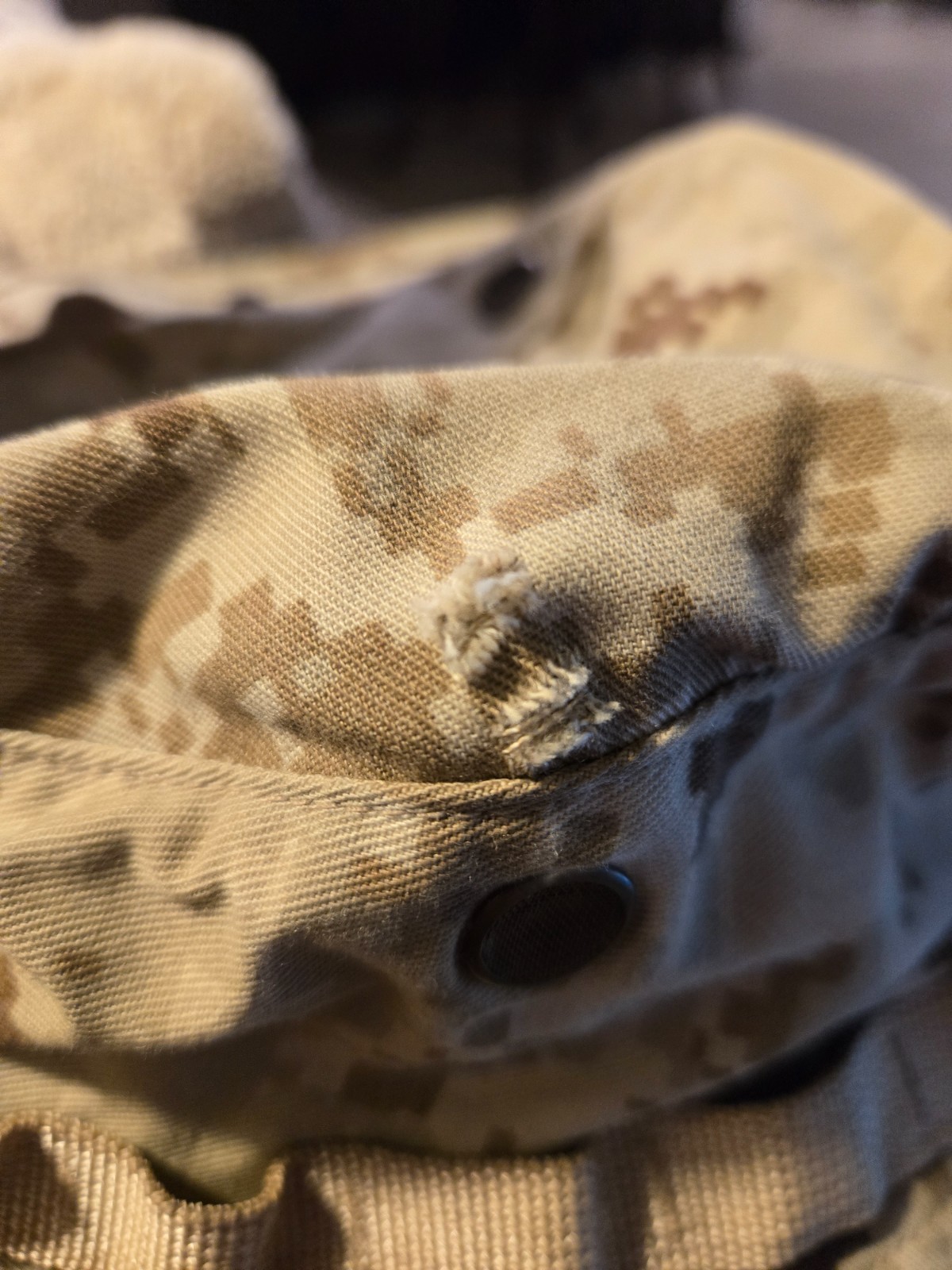USMC DESERT MARPAT BOONIE HAT - SIZE SMALL