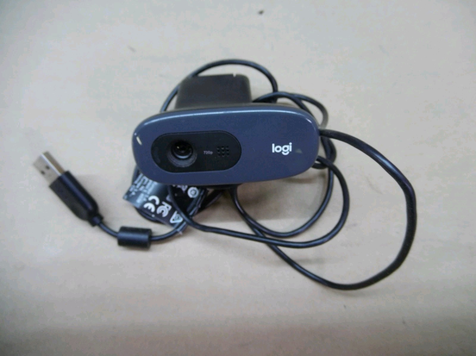 Logitech C270 HD Webcam 720p Model V-U0018 Built in Microphone Tested