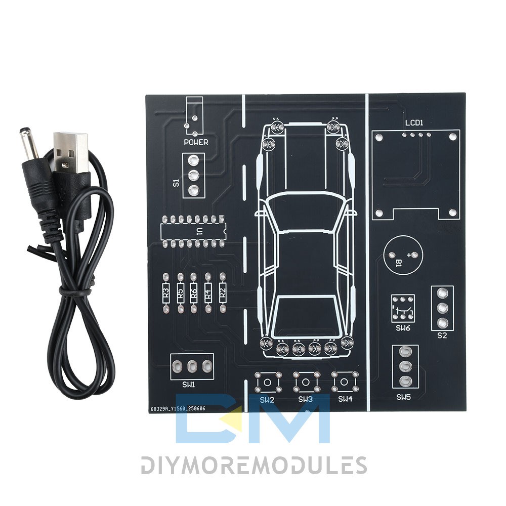 DIY Car Driving Simulation Soldering Practice Kit Electronic Kit Solder Kit