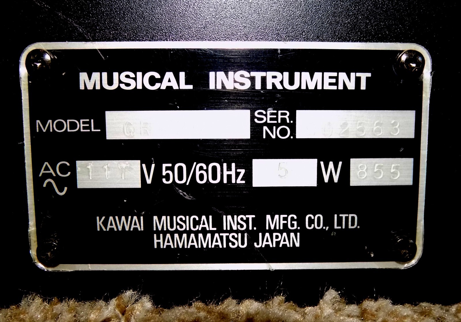 Kawai GR-2050 Graphic Equalizer 1/3 Octave Rare Free Shipping
