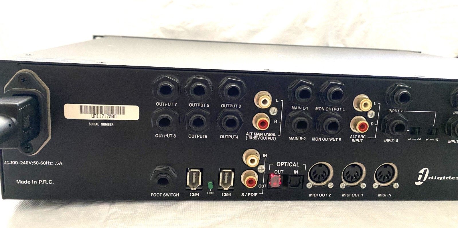 Digidesign Digi 002 rack Recording Interface